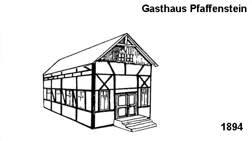 Bauabschnitte am Gasthaus